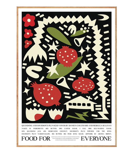 Quandong and Davidson's Plum Iced Vovos