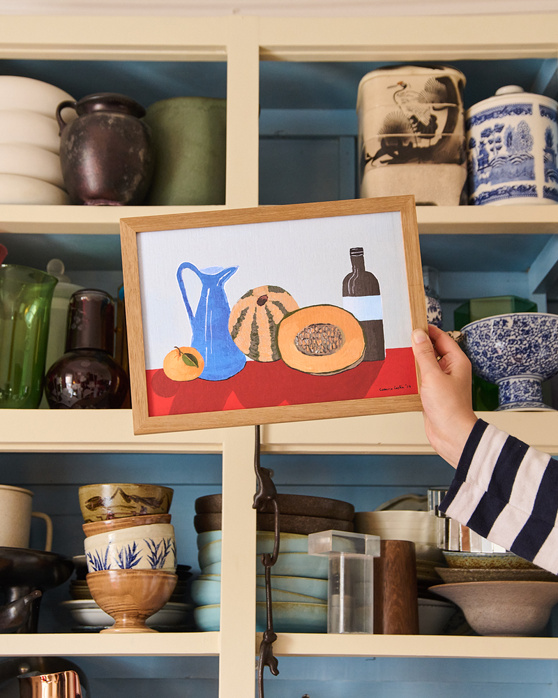Sunlit Melon Still Life