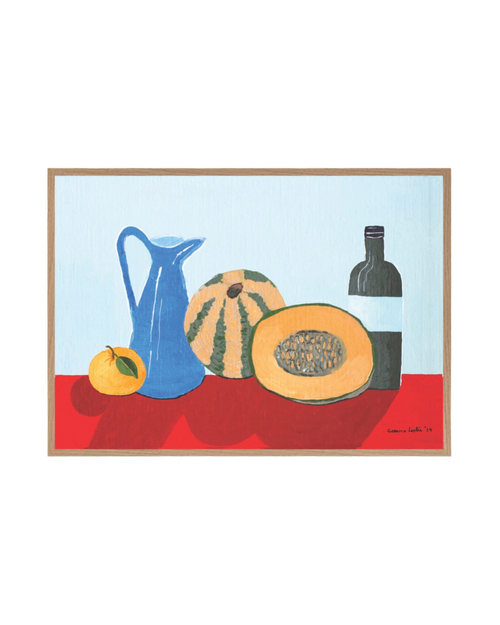 Sunlit Melon Still Life