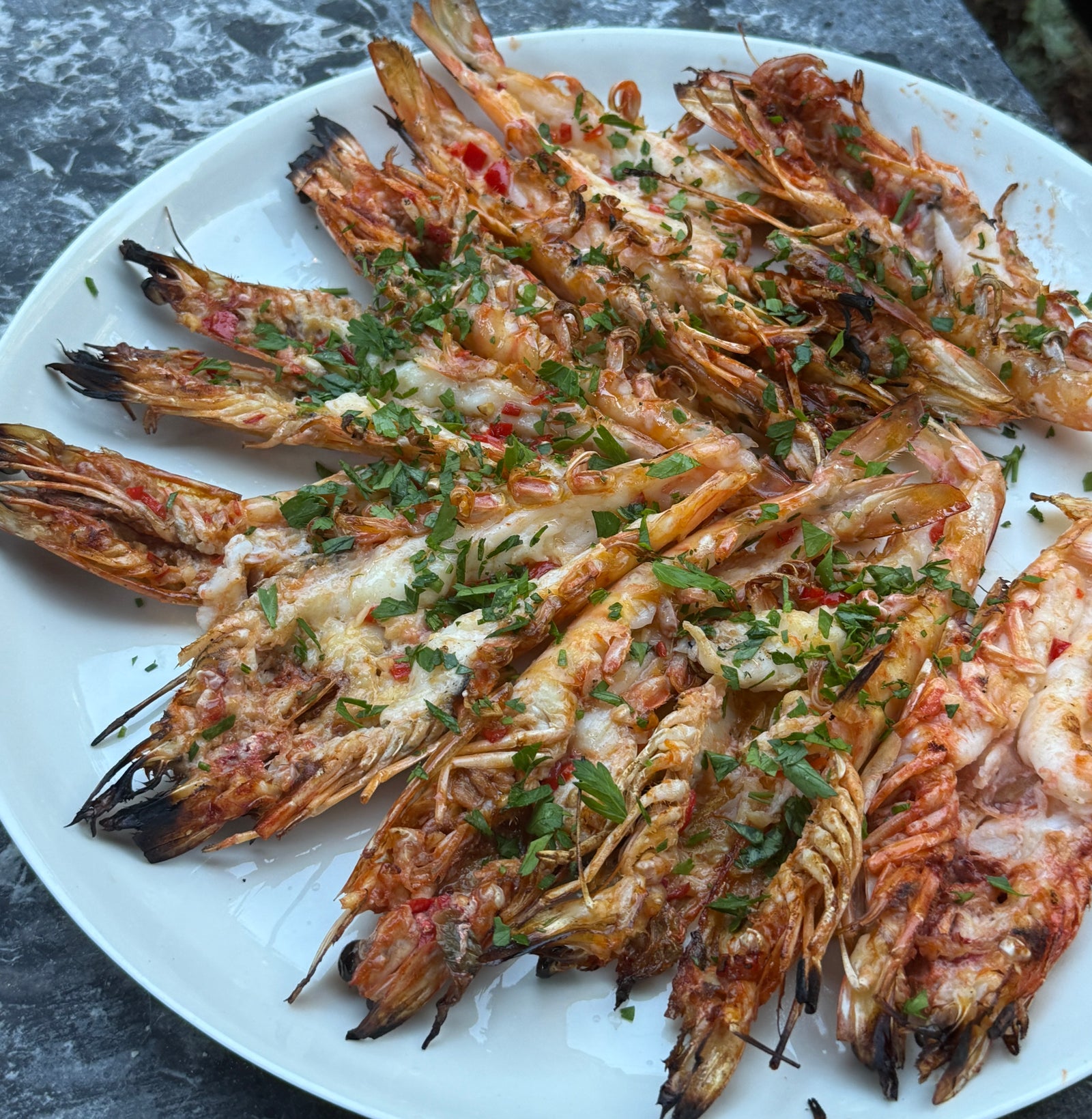 RECIPE: Butterflied Prawns with Chilli Garlic Butter