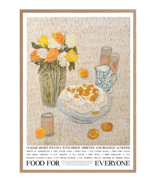 Maggie Beer's Pavlova With Dried Apricots and Roasted Almonds