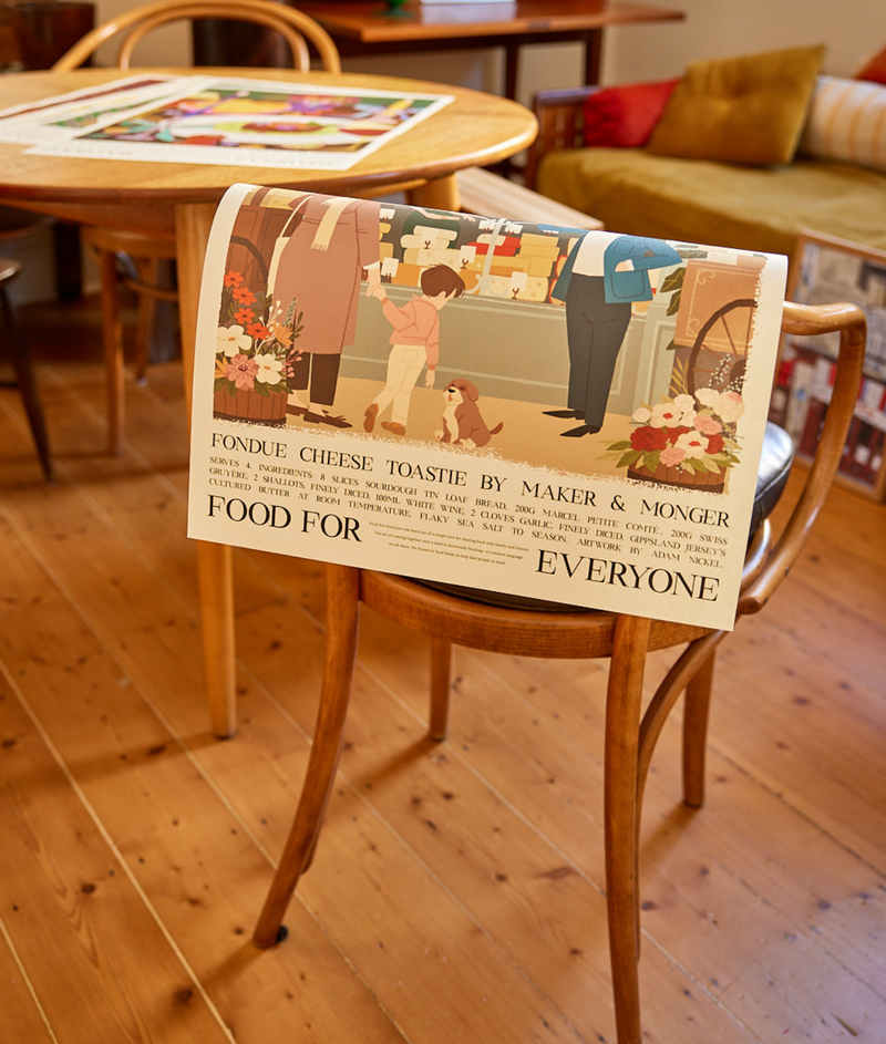 Fondue Cheese Toastie