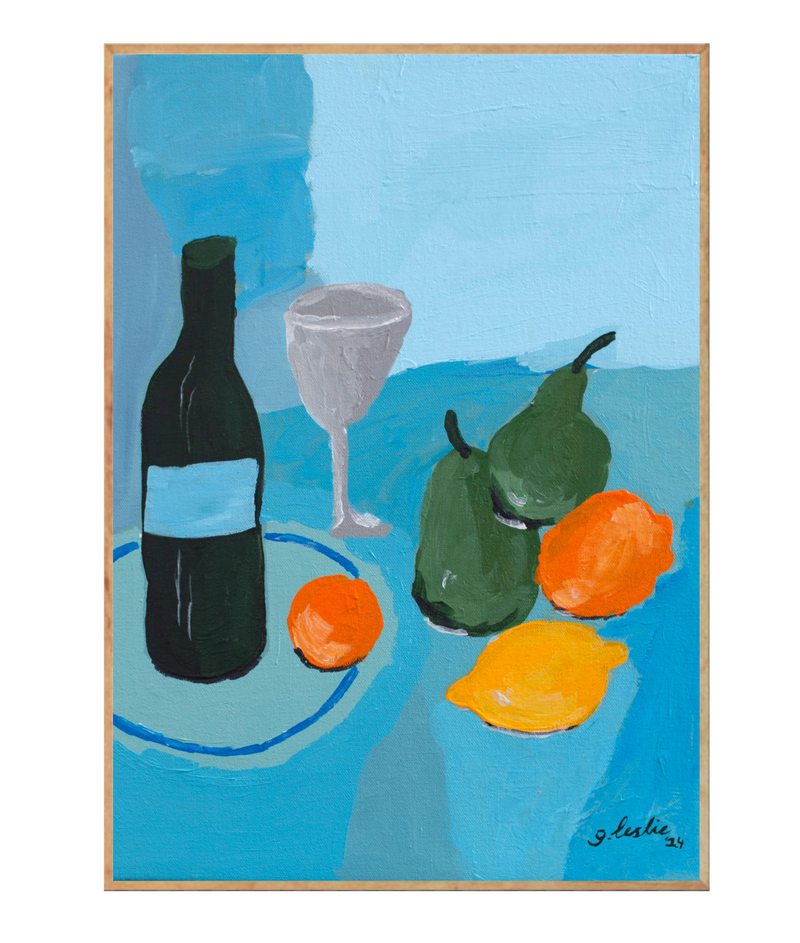 Lunch Still Life - Pears