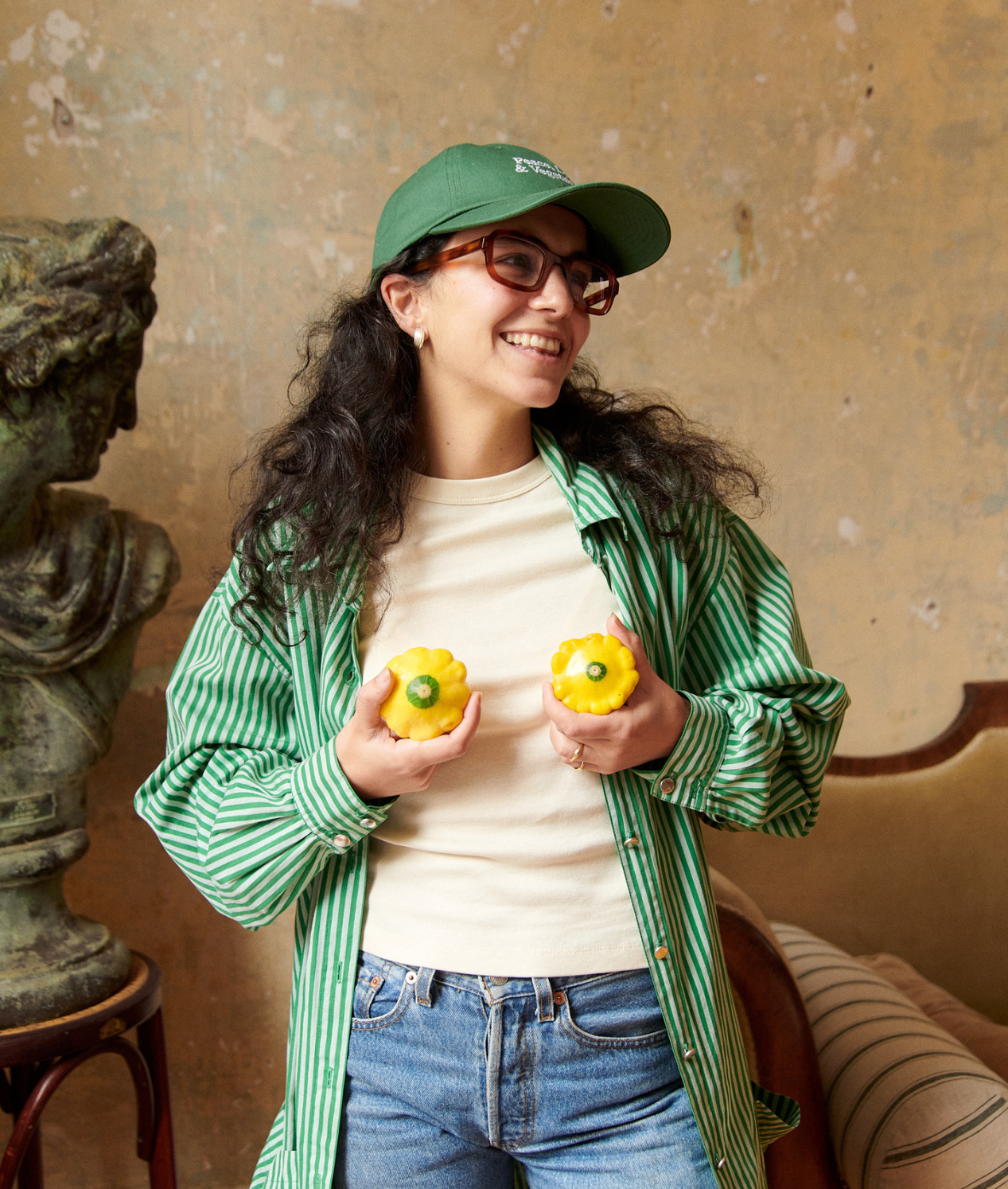 Peace, Love & Vegetables Cap